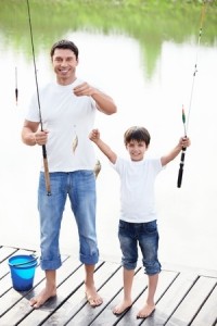 kids fishing