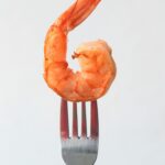 Shrimp on fork